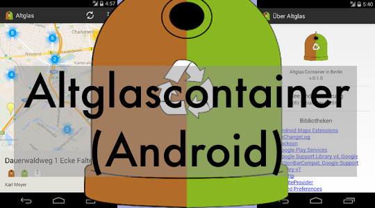 Altglascontainer (Android App)