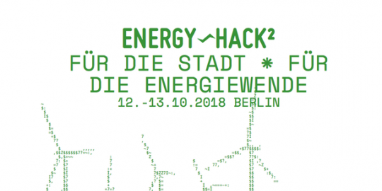 Screenshot der Energyhack-Webseite