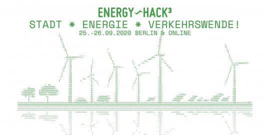 Screenshot der Webseite des EnergyHack^3 Hackathons