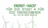 Screenshot der Energyhack-Webseite