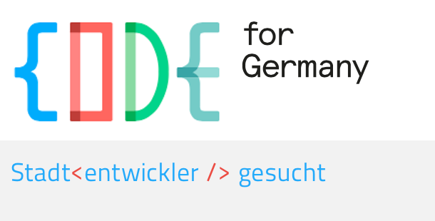 Code for Germany - Stadtentwickler gesucht