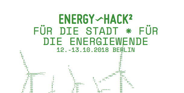 Screenshot der Energyhack-Webseite