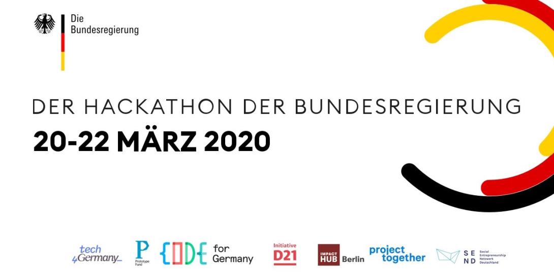 Ankündigung des Hackathons "WirVsVirus" vom 20.-22.03.2020