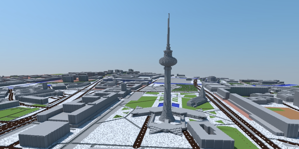 Berlin in Minecraft 